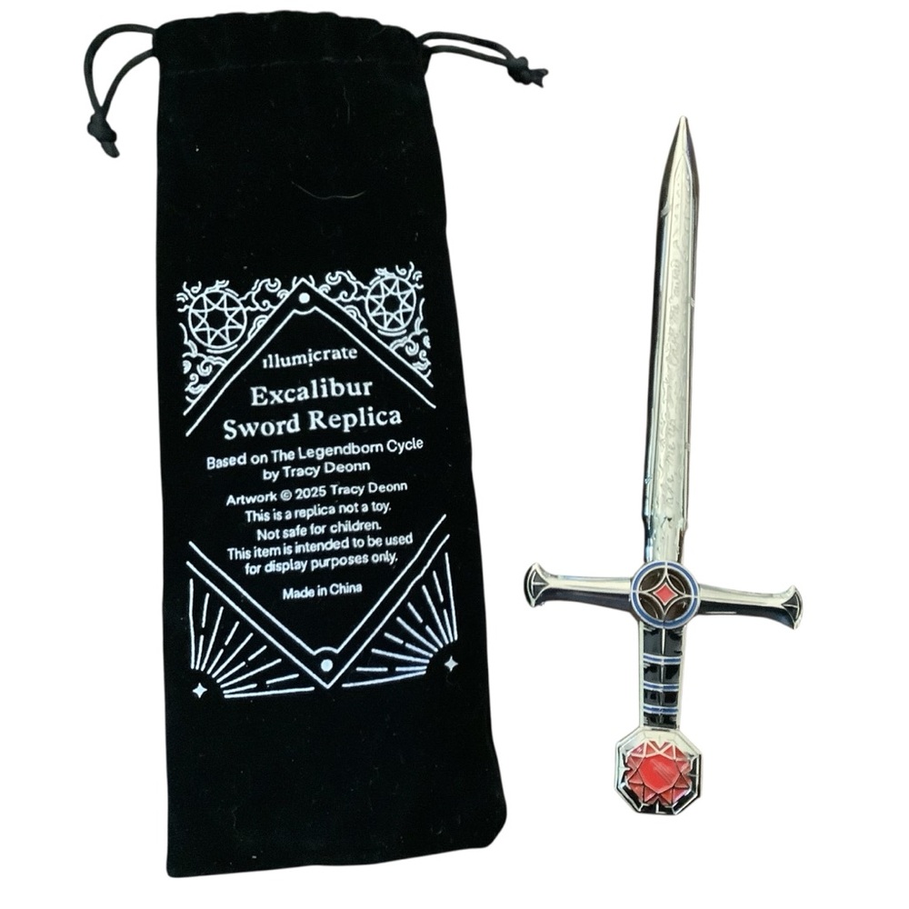 Illumicrate Excaliber Sword Replica Letter Opener Dagger Inspired by Legendborn